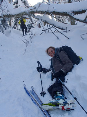 Denise Sigg Skitour auf den Bachtel 1115m