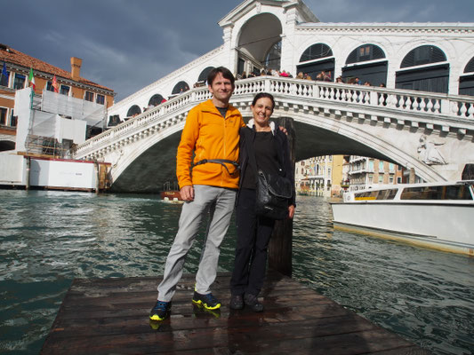 Denise Sigg und Daniel Fritschi in Wenedig
