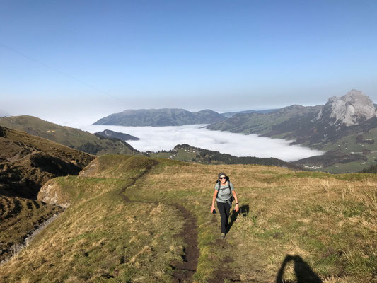 Denise Sigg auf dem Stoos