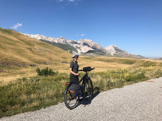 Denise Sigg in den Abruzen