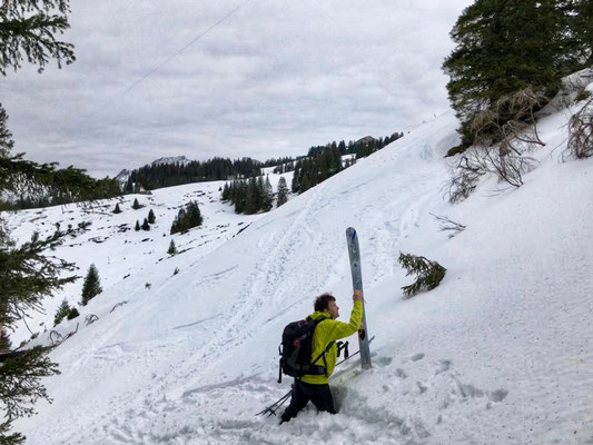 Daniel Fritschi Skitour auf den Redertenstock 2295m