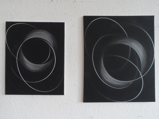 impuls.zeitversetzt I 50x40 60x50 acryl auf leinwand 2011 
