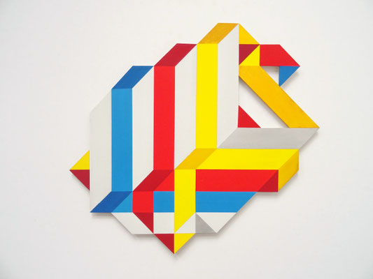 G.I ca.45x45cm acryl auf screenboard 2024