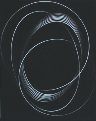 impuls.schleife VI   2008  50 x 40 cm    acryl auf leinwand