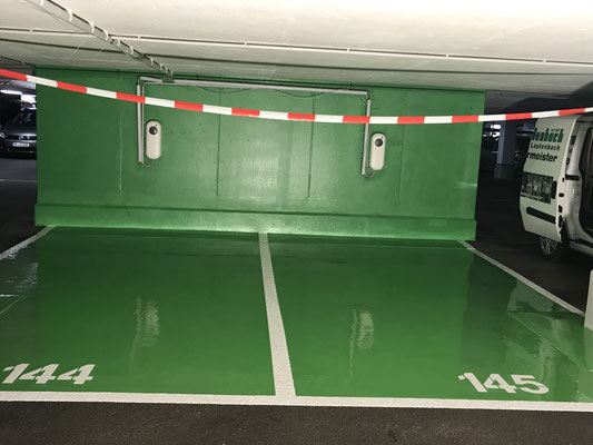 Parkplatzmarkierung Tiefgarage Hannover