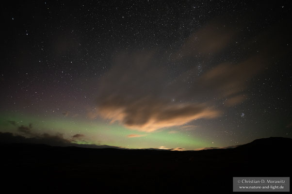 Polarlichter über dem Dovrefjell Nationalpark