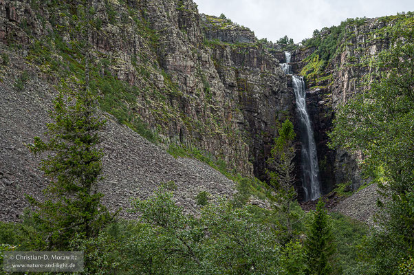 Wasserfall Njupeskär im Fulufjället Nationalpark