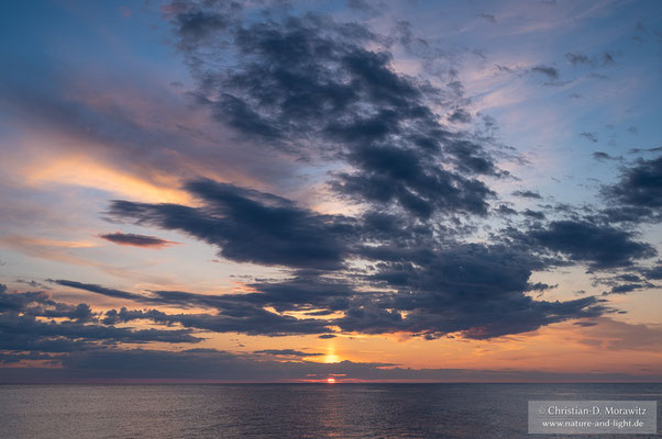 Sonnenuntergang über der Barentssee