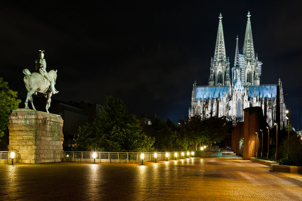 Blick von der Hohenzollernbrücke
