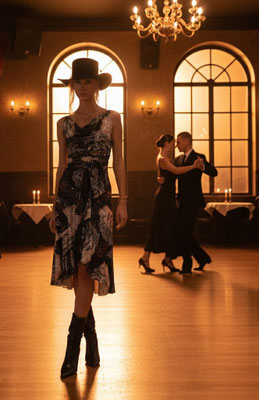 JET LAG studio tango haljina, ručni rad, Zagreb