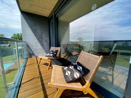 Villa Lascaux suite 5, terrasse avec vue