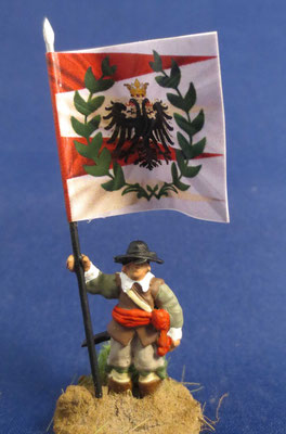 Fahnenträger Saxony Miliz Regiment