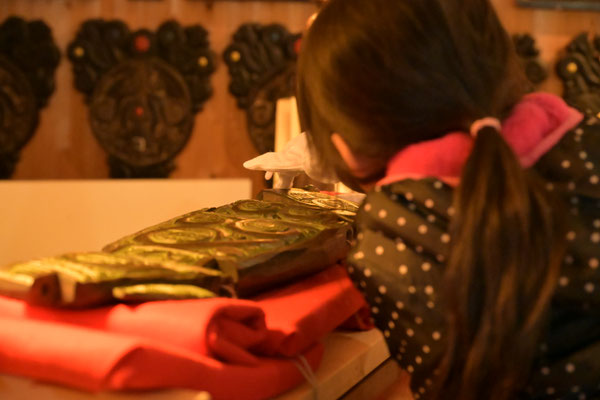 おさわりビッキ（企画展示中）