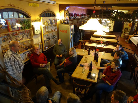 Besprechung der Arbeitsschritte.