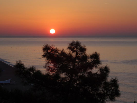 Sonnenaufgang in Calella.