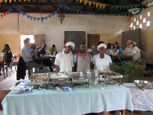 Joseph hat mit seiner Unterstützung wieder einmal sehr lecker gekocht.