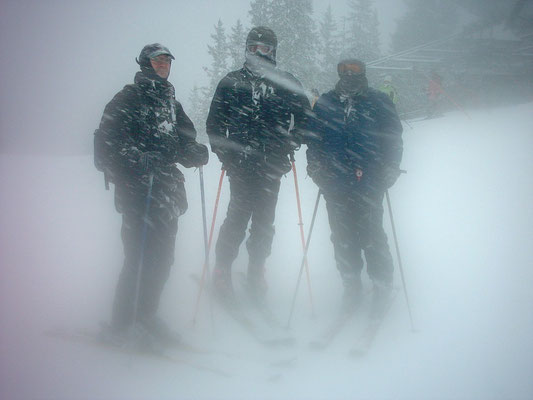 Manchmal hätte man gerne besseres Wetter (4.1.06 in Zell am See, Foto: Dr. Georg Heidenreich)