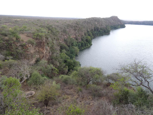 Die Grenze nach Kenia geht durch den Chalasee.