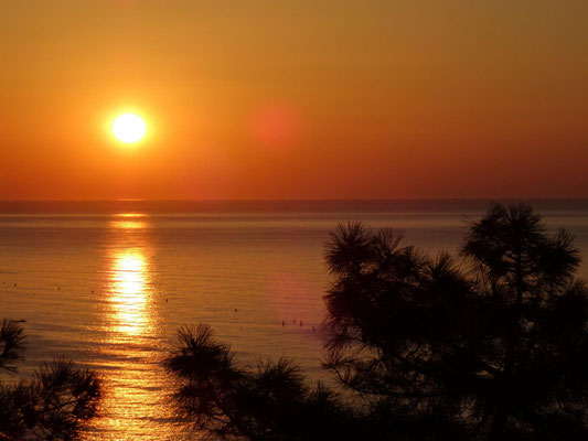 Sonnenaufgang in Calella.