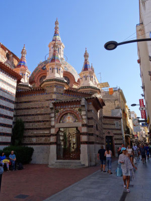 Eine Kirche in Lloret de Mar.