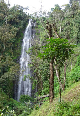 Mnambe Wasserfall vor einem Jahr im Juli 2017.