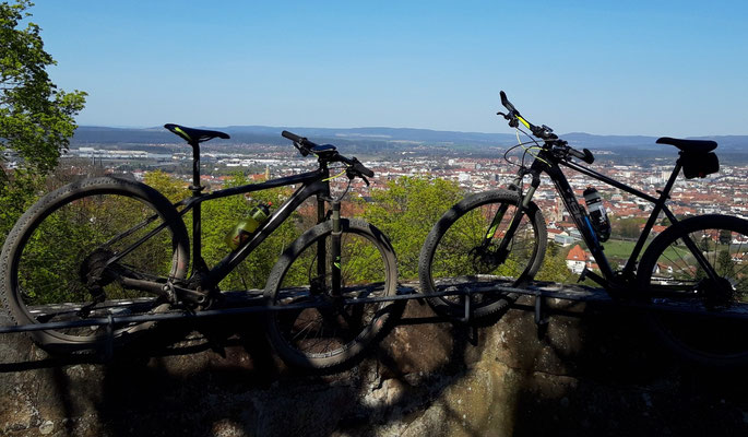 MB Tour über Zabelstein nach Bamberg auf die Altenburg 104 km