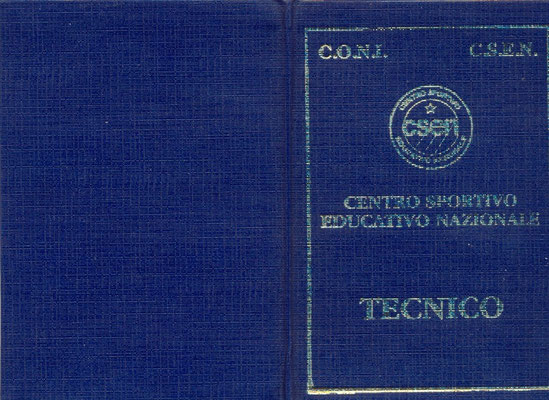 Tesserino Tecnico JKD e F.M.Arts CSEN