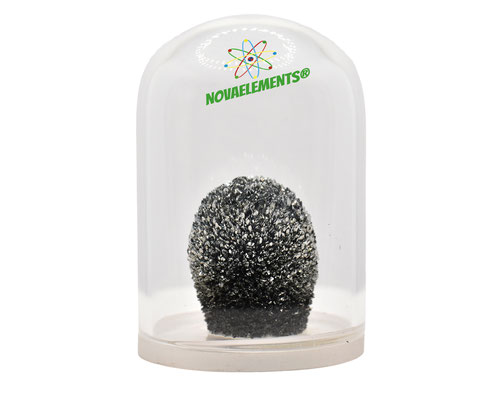 tellurium metal crystal clusters shiny argon sealed domes, tellurium metal dome, tellurium metal domes, tellurium crystals, tellurium metal sample for collection