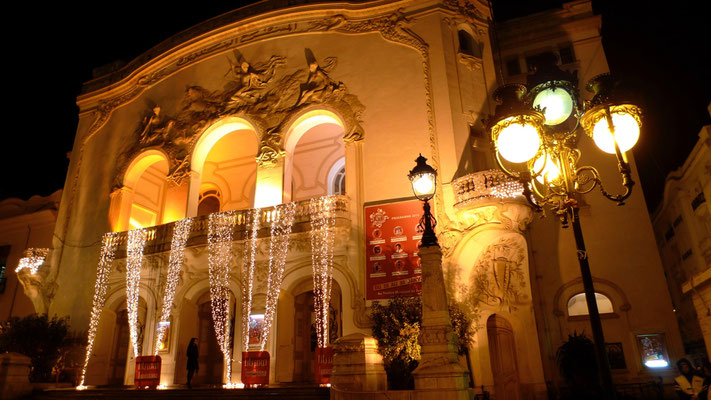 Théatre de Tunis, art nouveau,  Tunisie, Tu, 