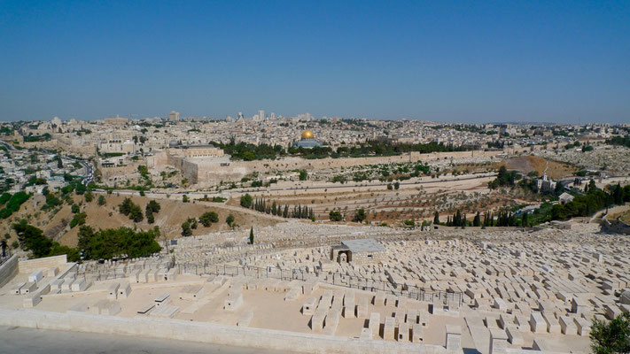 Jérusalem, depuis le mont des Oliviers, Jérusalem, Israël, Il,  P1020473.JPG