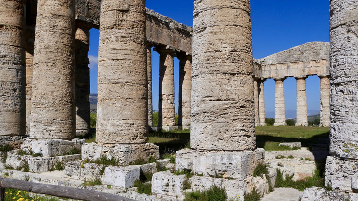 Tampio de Segesta, Temple grec, Segueste, Sicile, Italie, It,