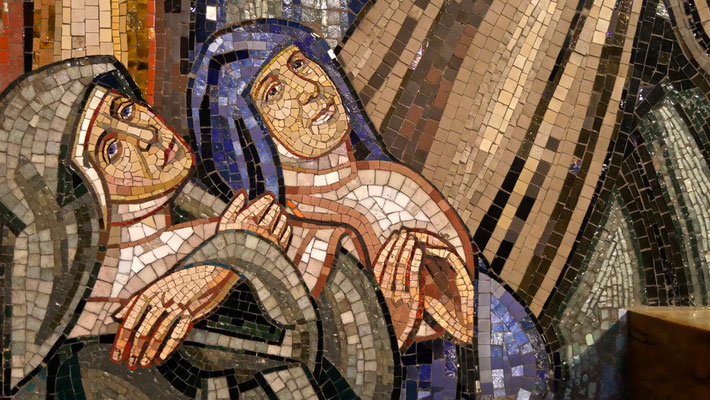 Mosaïques , Eglise Saint Jean Bosco,   1933 /1938, Art Déco,  75020 Paris, F,
