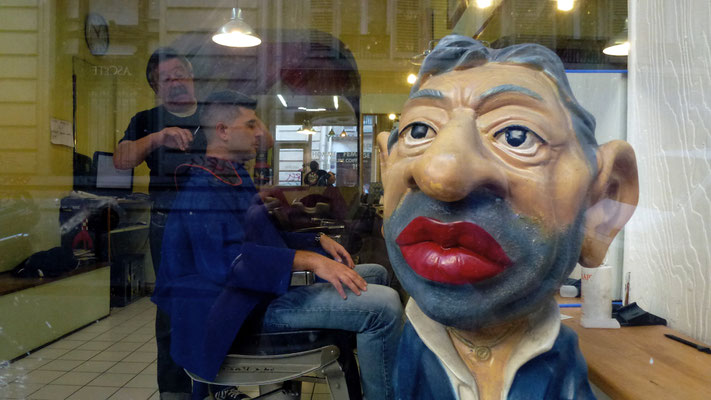 Mannequin, Serge Gainsbourg, Coiffeur, rue de Lancry, Canal Saint Martin, Quai de Valmy, 75010 Paris, F,  P1000526.JPG