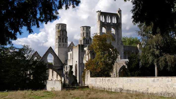 Abbaye de Jumièges, Normandie, F,