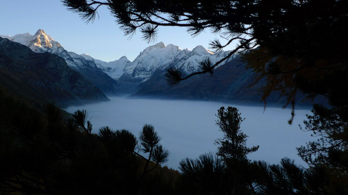 Mer de nuages, Alpage de Lirec, Zinal, Anniviers, Valais, Suisse, Ch,  P1140402.JPG