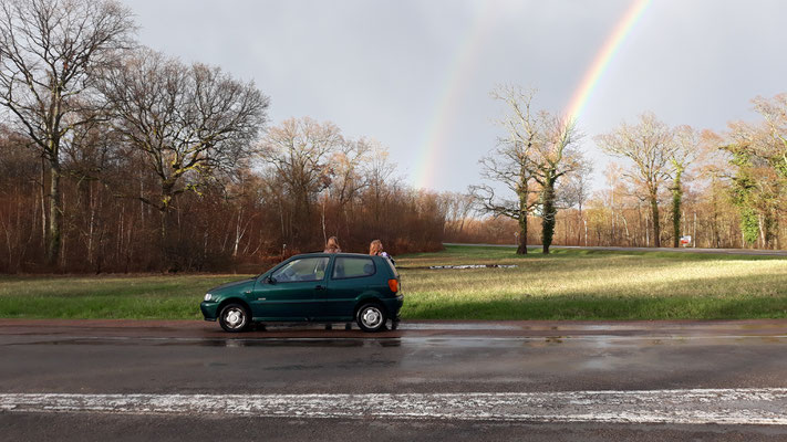 Ein Regenbogen für den letzten Abend