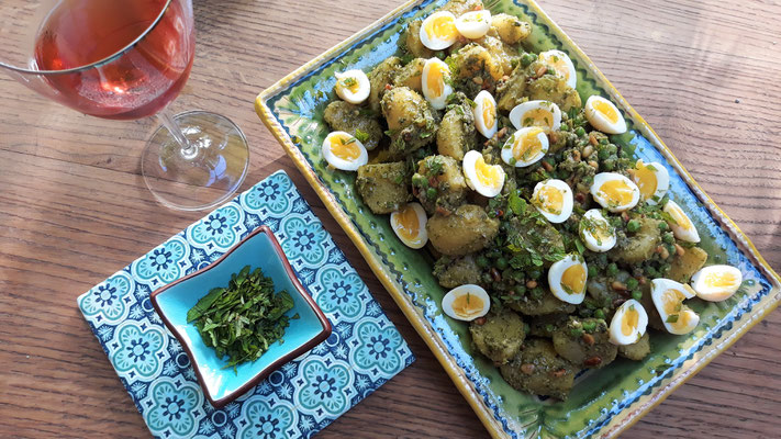 09.06. Kartoffelsalat mit Wachteleiern