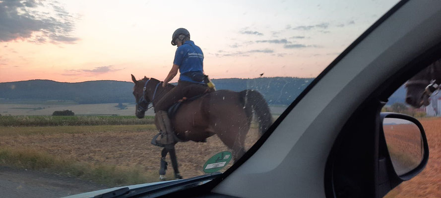 Yette ist gut händelbar am Start