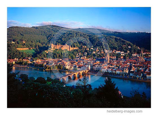 Archiv-Nr. hc95123 | Traumhafter Blick auf die Heidelberger Altstadt mit Schloss und Königstuhl