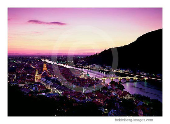 Archiv-Nr. hc2009115 | Spektakulärer Sonnenuntergang über Heidelberg 