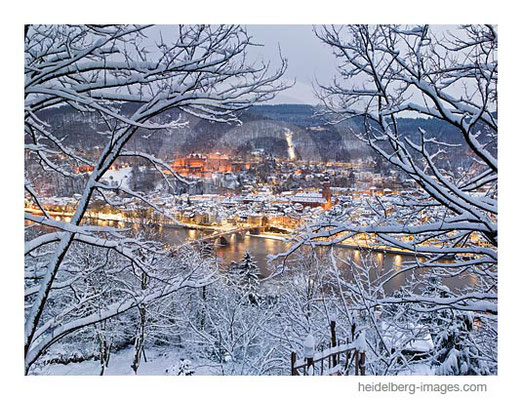 Archiv-Nr. hc2010184 | Blick auf das verschneite Heidelberg