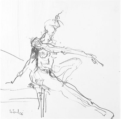 RAPPORT, Bleistift, 30x30 cm, 2006