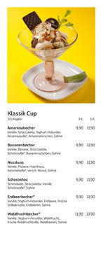 Eiskarte 2025 ADORO GUSTO Kirchheim unter Teck
