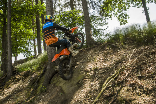 Enduro Auffahrt