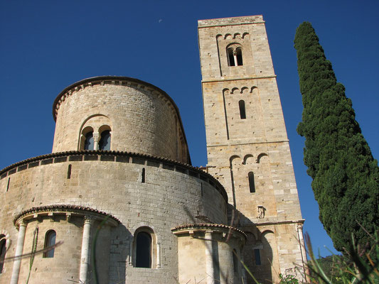 トスカーナ修道院めぐり、モンタルチーノ、サンタアンティモ修道院