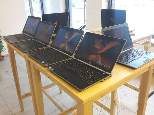 Übersicht gebrauchte Laptops