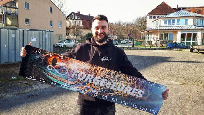 André präsentiert die erste Fish Scale von Forge of Lures.