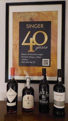 40 Jahre SINGER Reisen & Versicherungen  Portwein Shop und Meer...