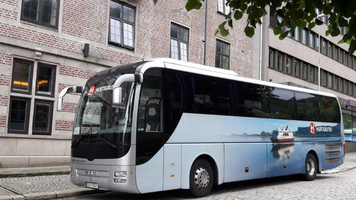Busanreise zu den Hurtigruten Terminal...