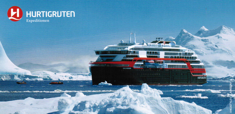 Mit Hurtigruten HX in die Antarktis 2024-2025, jetzt zum SINGER PLUS Jubiläumsvorteil buchen...